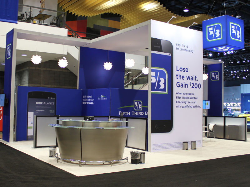 Chicago Auto Show Booth, Fifth Third Bank